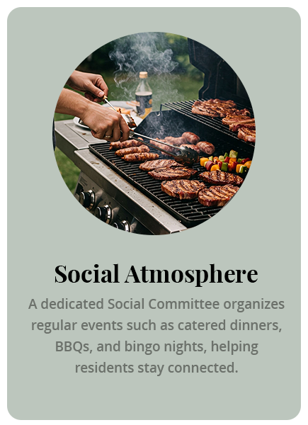 Socializing at Cornwall Village Apartments